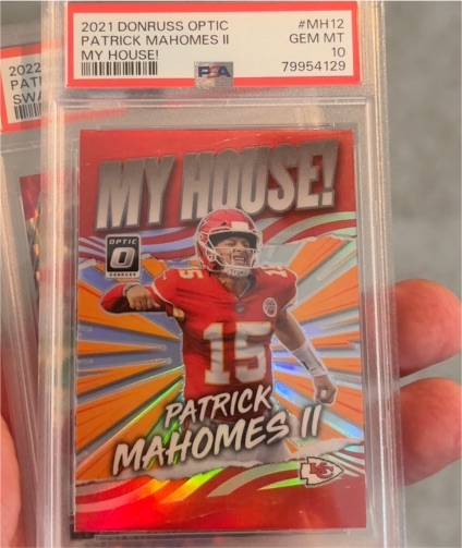 2021 Panini Donruss Optic #MH-12 Patrick Mahomes II My House! — front