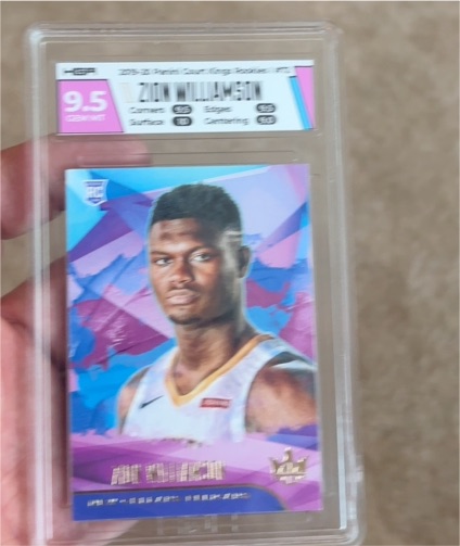 2019-20 Panini Court Kings #72 Zion Williamson — front