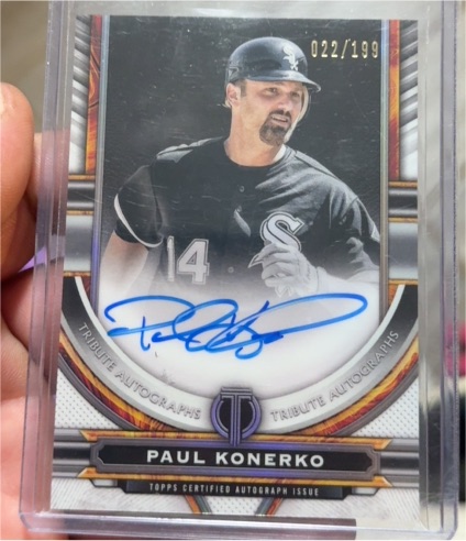 2023 Topps Tribute #TA-PK Paul Konerko — front
