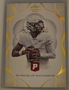 2024 Leaf Trinity #P Shedeur Sanders — front