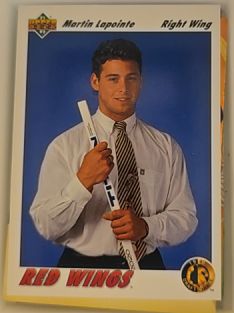 1991-92 Upper Deck #66 Martin Lapointe — front