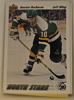 1991-92 Upper Deck #207 Gaetan Duchesne — front
