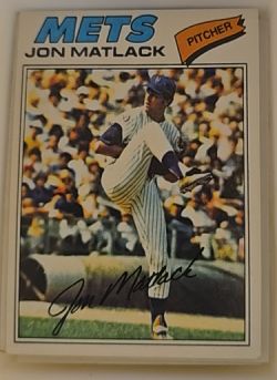 1977 Topps #440 Jon Matlack — front