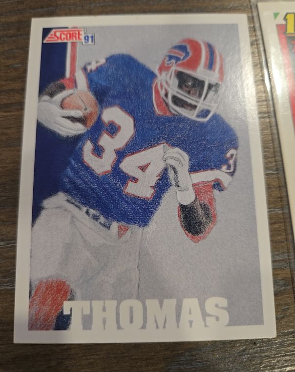 1991 Score #623 Thurman Thomas — front