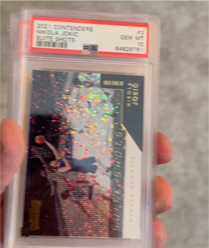 2021 Panini Contenders #7 Nikola Jokic Suite Shots — front