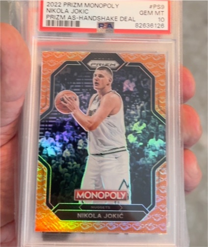 2022 Panini Prizm Monopoly #PS9 Nikola Jokić — front