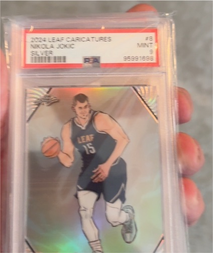 2024 Leaf Caricatures #8 Nikola Jokic Silver — front