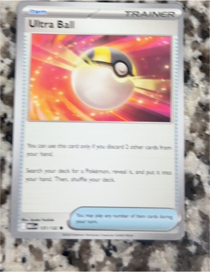 2023 Pokémon Scarlet & Violet #196 Ultra Ball — front