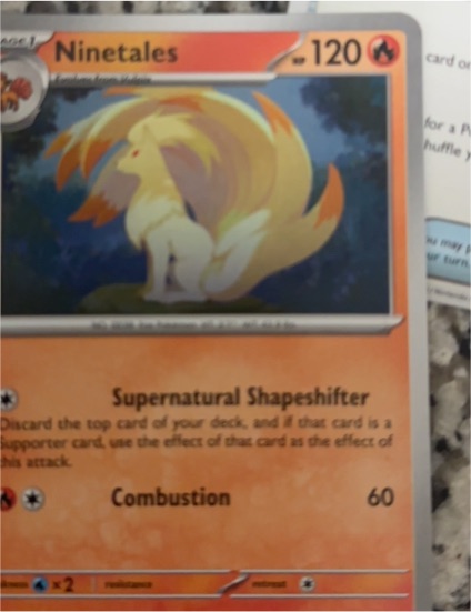 2023 Pokémon ME01 #020 Ninetales — front