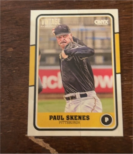 2025 Onyx Vintage #OVPASK Paul Skenes — front