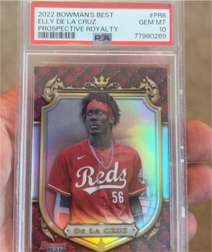 2022 Bowman's Best #PR-6 Elly De La Cruz Prospective Royalty — front