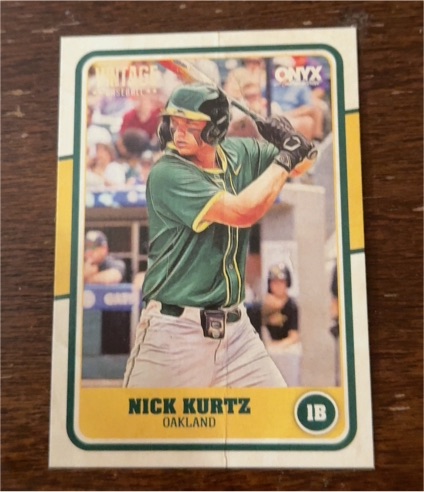 2025 Onyx Vintage #OVNIKU Nick Kurtz — front