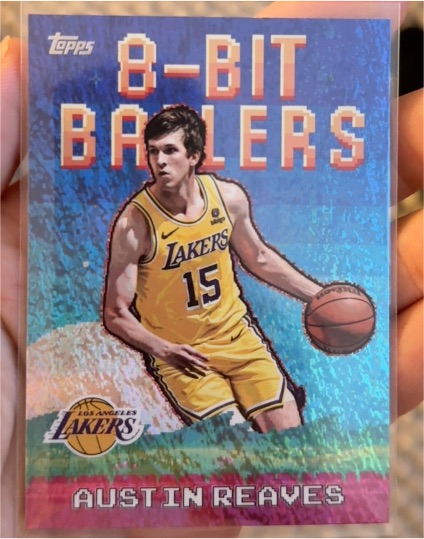 2025-26 Topps #8B-10 Austin Reaves 8-Bit Ballers — front