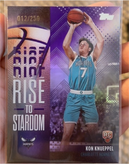 2025-26 Topps #RTS-4 Kon Knueppel Rise to Stardom — front