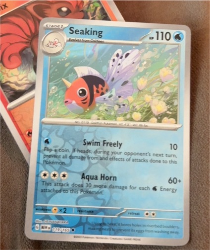 2023 Pokémon Scarlet & Violet 151 #119 Seaking — front