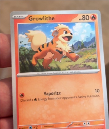 2023 Pokémon Scarlet & Violet 151 #058 Growlithe — front