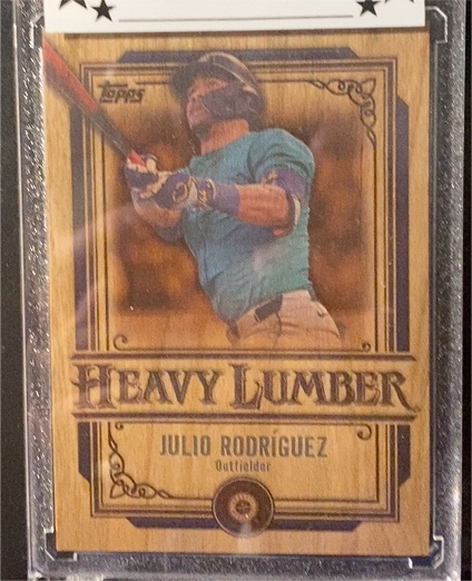 2025 Topps Series 1 #HL-2 Julio Rodriguez Heavy Lumber — front