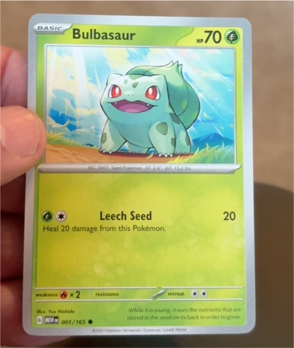 2023 Pokémon TCG Scarlet & Violet 151 #001 Bulbasaur — front
