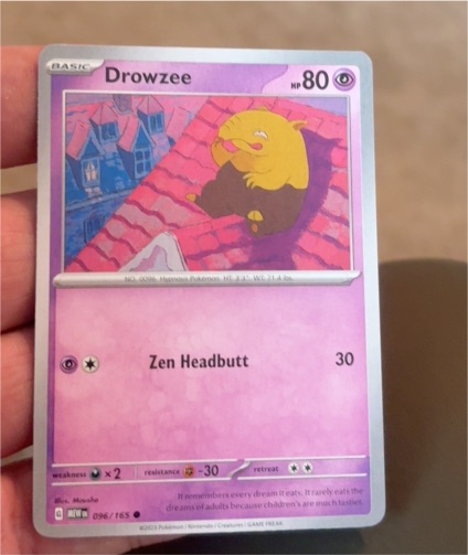 2023 Pokémon Scarlet & Violet 151 #096 Drowzee — front
