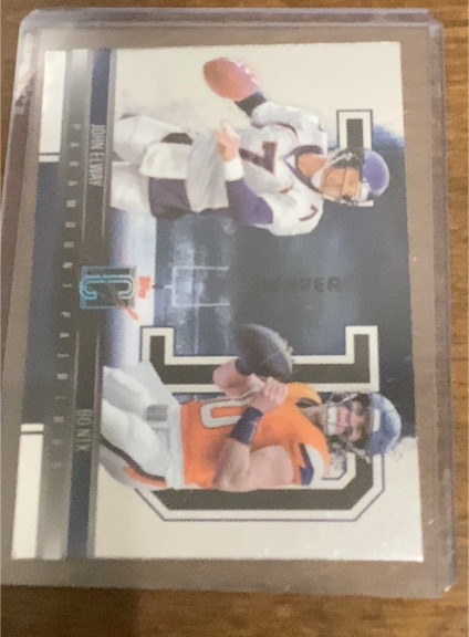 2025 Topps Signature Class Paramount Pairings #PP-2 John Elway/Bo Nix — front