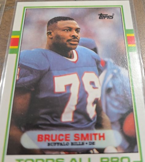 1989 Topps #44 Bruce Smith — front
