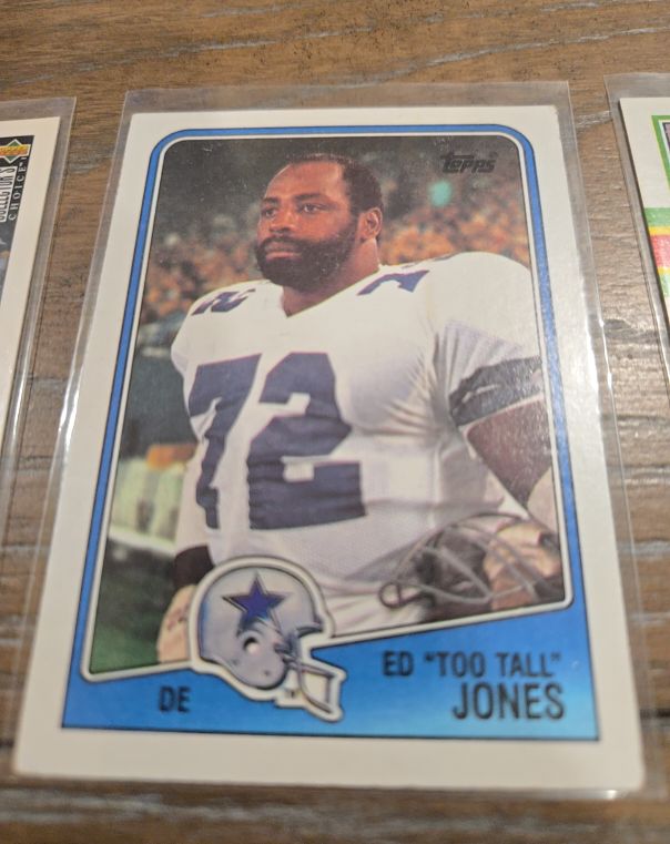1988 Topps #266 Ed "Too Tall" Jones — front