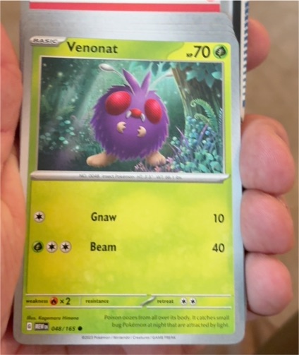 2022 Pokémon Scarlet & Violet 151 #048 Venonat — front