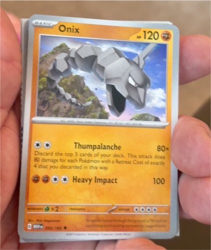 2023 Pokémon Scarlet & Violet 151 #095 Onix — front