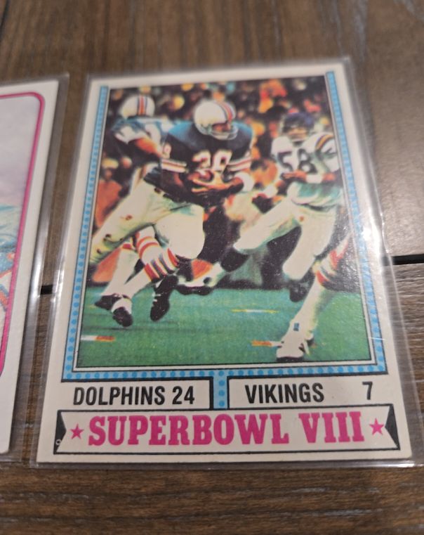 1974 Topps #463 Larry Csonka — front
