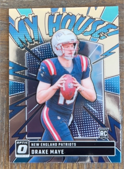 2024 Panini Donruss Optic #8 Drake Maye My House Rookie Card — front