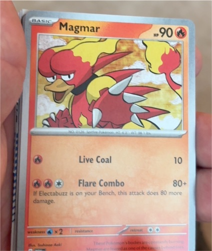 2023 Pokémon Scarlet & Violet 151 #126 Magmar — front