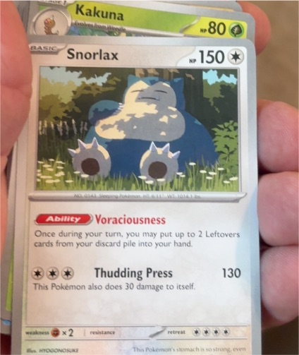 2023 Pokemon Scarlet & Violet 151 #143 Snorlax — front