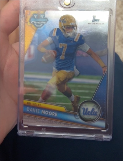 2023 Bowman University Chrome #133 Dante Moore — front