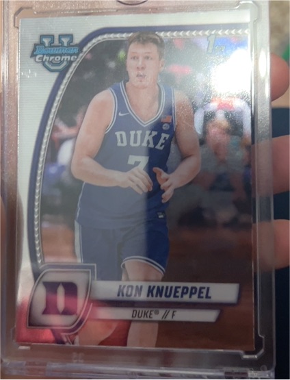 2024 Bowman Chrome University #48 Kon Knueppel — front