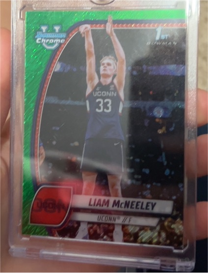 2024-25 Bowman Chrome University #52 Liam McNeeley — front