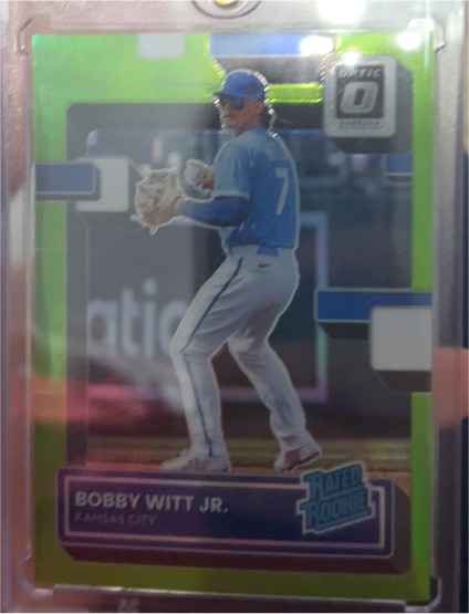2022 Donruss Optic #98 Bobby Witt Jr. — front