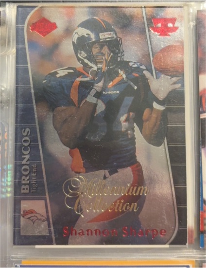 1999 Collector's Edge Triumph #T23 Shannon Sharpe — front