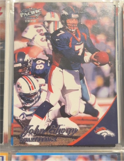 1999 Pacific #122 John Elway — front