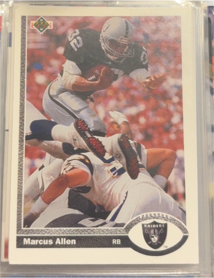 1991 Upper Deck #446 Marcus Allen — front