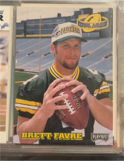 1997 Playoff #2 Brett Favre NFL MVP — front