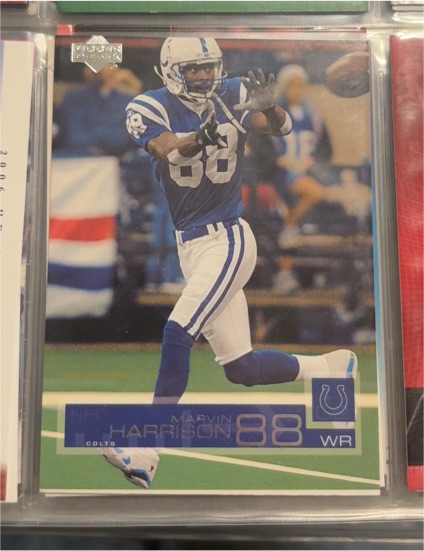2002 Upper Deck #76 Marvin Harrison — front