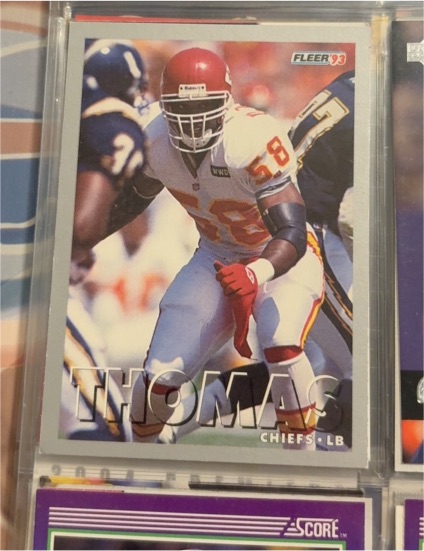 1993 Fleer #56 Derrick Thomas — front