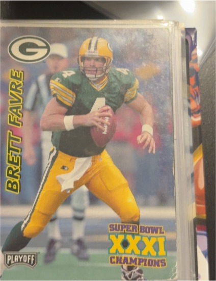 1997 Playoff #7 Brett Favre — front