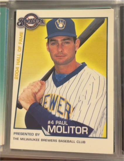 2004 Topps Hall of Fame #4 Paul Molitor — front