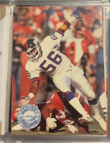 1991 Pro Set Platinum #81 Lawrence Taylor — front