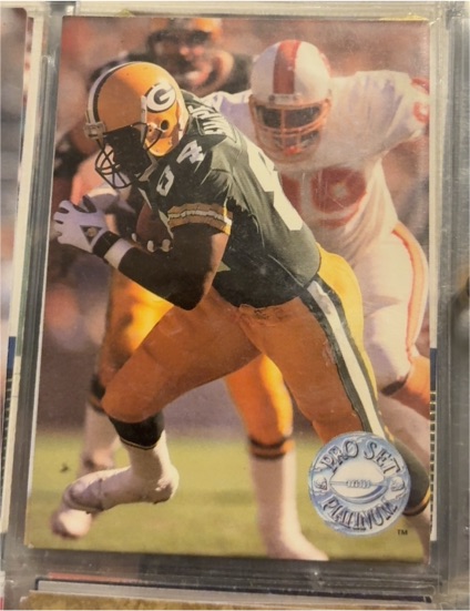 1991 Pro Set Platinum #36 Sterling Sharpe — front