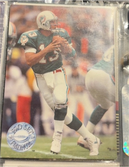 1991 Pro Set Platinum #62 Dan Marino — front