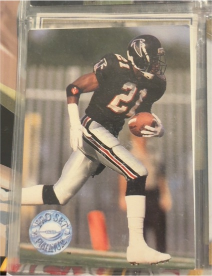 1991 Pro Set Platinum #141 Deion Sanders — front