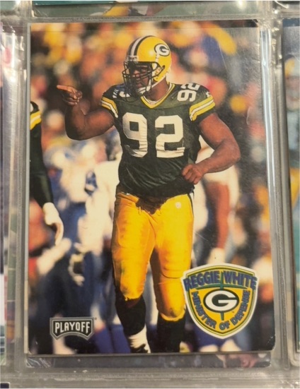 1997 Playoff Green Bay Packers Super Sunday #3 Reggie White — front