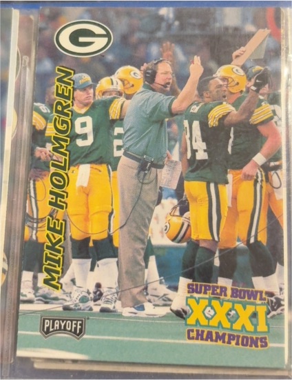 1997 Playoff #6 Mike Holmgren — front